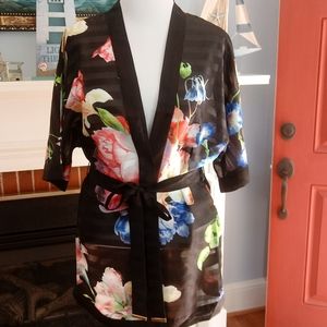 Ted Baker London Wrenna Tapestry Floral Midi Cover Up, Size Large